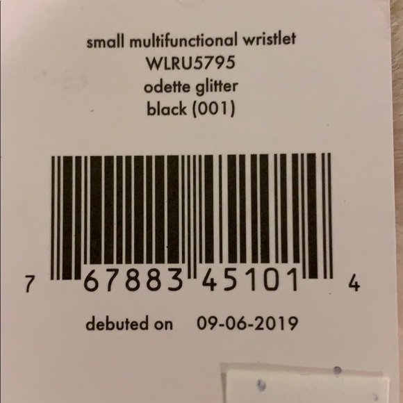 BNWT Kate Spade Black Glitter odette wristlet - Picture 6 of 6